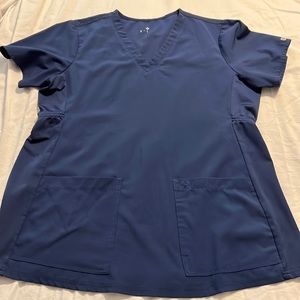 Med couture maternity scrub top